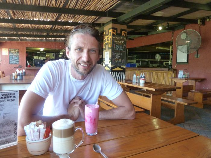 Naschpause im Waffel Hut 1